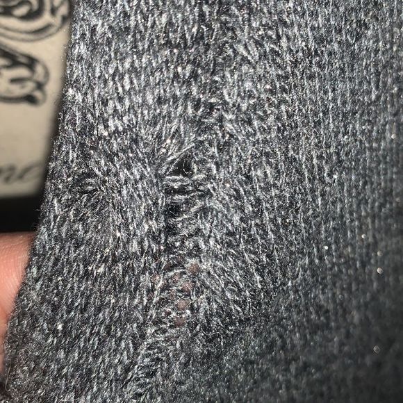 𝅺color Block Open Back Sweater Gray/Silver - Picture 13 of 13